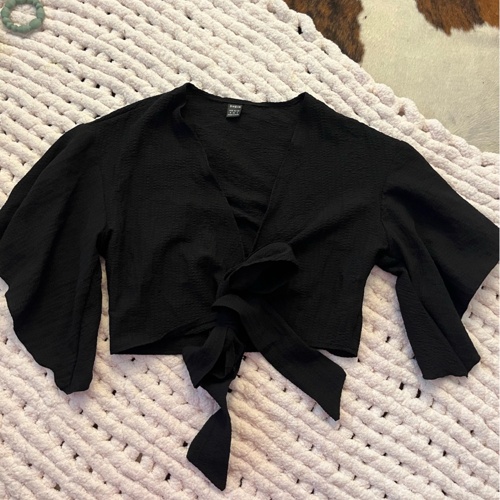 shein tie top